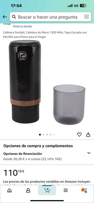 Cafetera Portátil Cafetera de Mano 