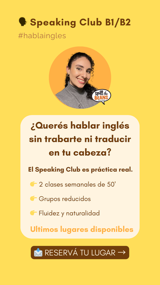 Clases particulares de INGLES - Online