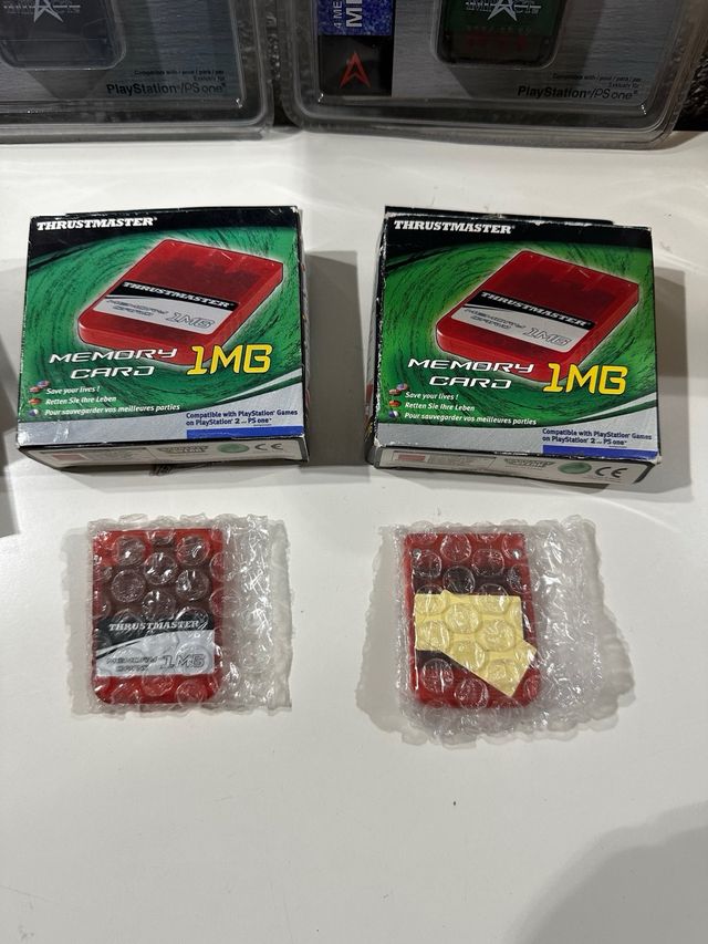 Lote 7 memory card PS1