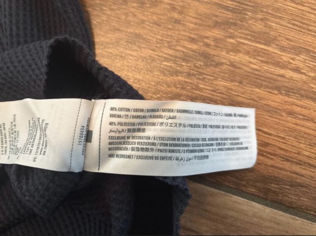 Maglietta blu Abercrombie  Fitch