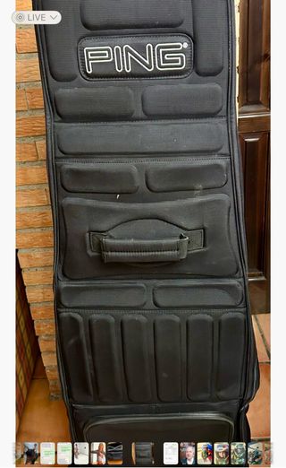 Funda de viaje para bolsa de palos de golf. 