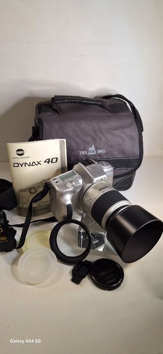 Minolta Dynax 40, camara analógica