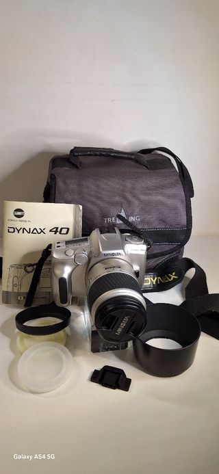 Minolta Dynax 40, camara analógica