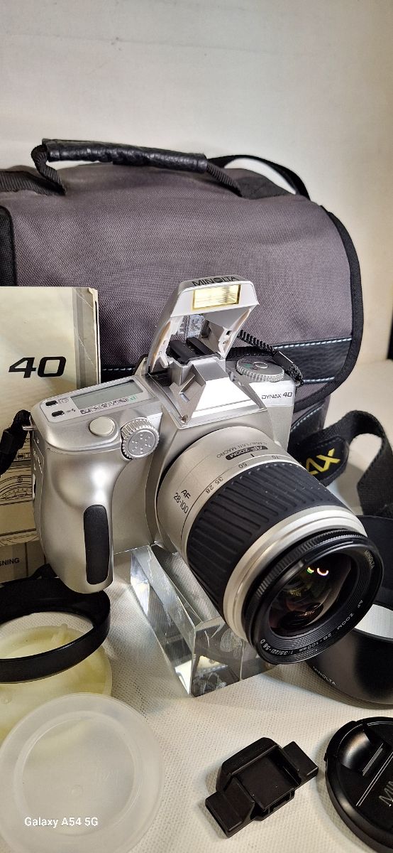 Minolta Dynax 40, camara analógica