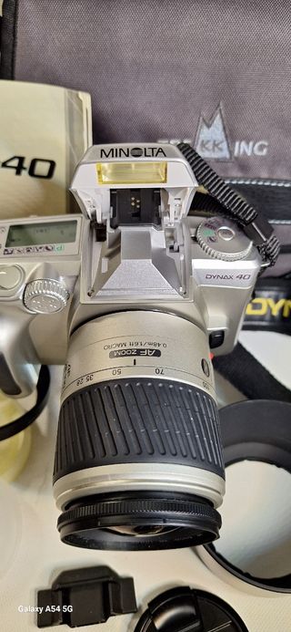Minolta Dynax 40, camara analógica