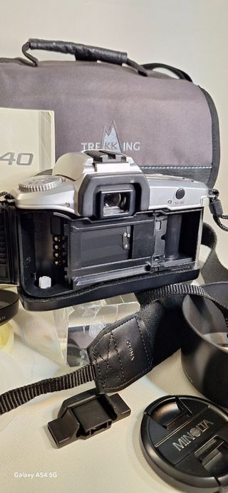 Minolta Dynax 40, camara analógica