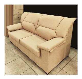 Set de Sofas 3+2 en chenilla beige en oferta