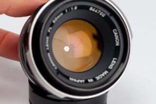 Objetivo Canon lens FL 50mm 1:1.8