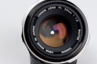 Objetivo Canon lens FL 50mm 1:1.8
