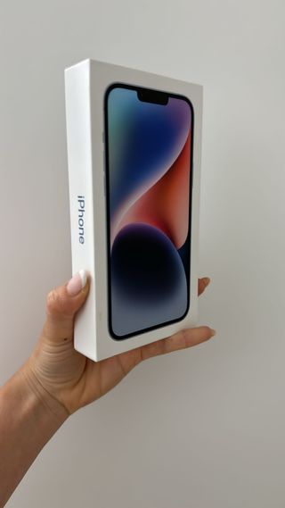 CAJA IPHONE 14 PLUS AZUL 256 GB