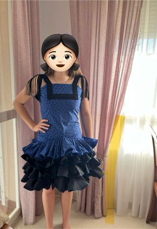 Vestido Flamenca Niña 1012