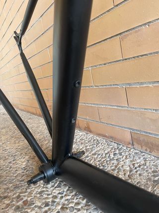 Cuadro Acero 27.5 + Sillín Negro Mate