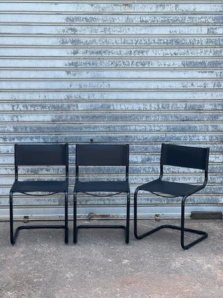 Sillas Cantilever Stam B34 Vintage Años 80