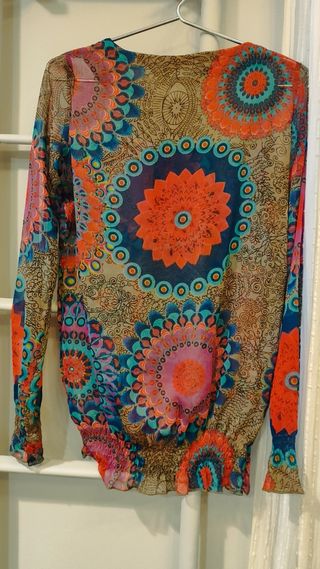Camisa transparencias de desigual 