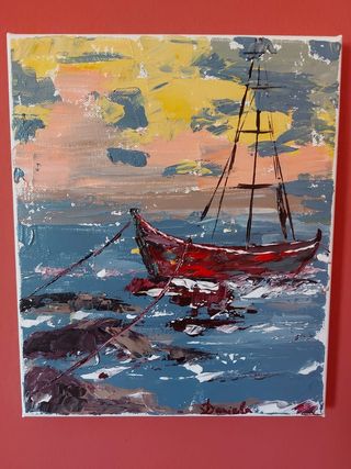 Quadro su tela in acrilico