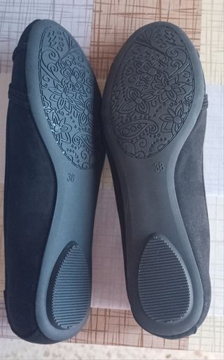 Manoletinas terciopelo talla 38