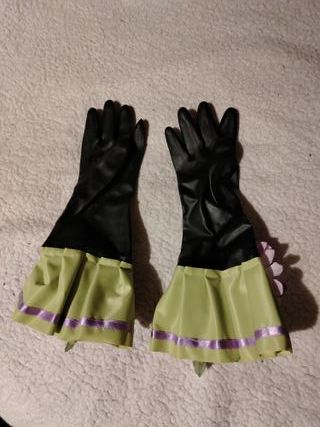 Guanti in gomma con fiori