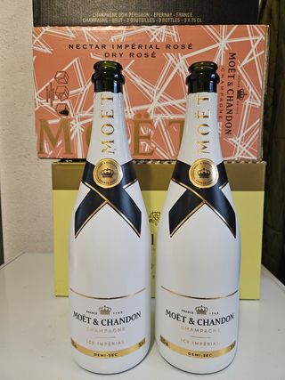 Moet e Chandon Ice vuote due pezzi