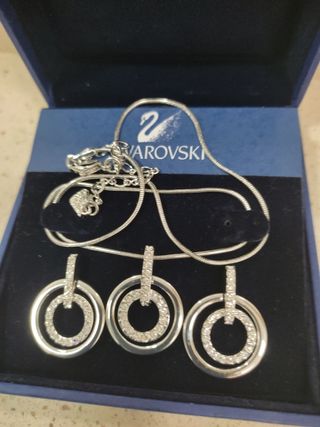Conjunto pendientes colgante SWAROVSKI