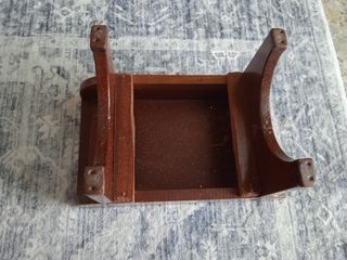 Reposapiés madera antiguo