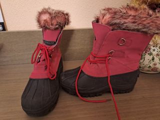 Botas de nieve con pelo, número 36