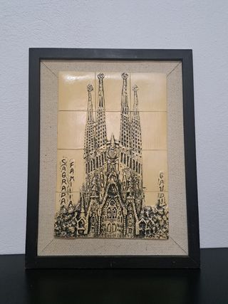 Cuadro Sagrada familia antiguo