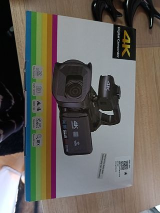 Videocámara 4K UltraHD microf, estabiliz