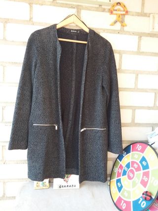 Chaqueta punto mujer suelta  abrigo Stradivarius L