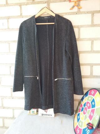 Chaqueta punto mujer suelta  abrigo Stradivarius L