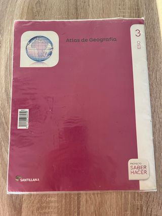 Atlas de Geografia 3 de la eso santillana.
