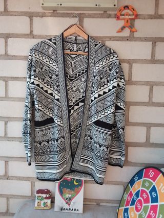 Chaqueta cárdigan suelto mujer Stradivarius M