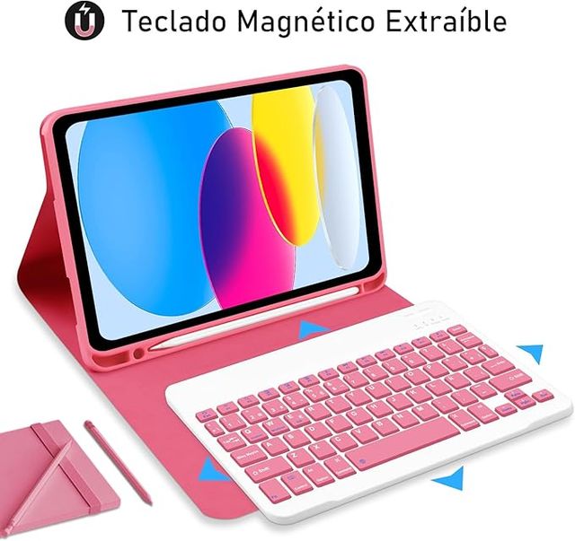 ☘️Funda con teclado iPad 10a/11a gen nueva