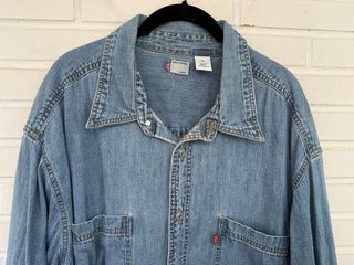 VINTAGE camisa vaquera azul talla XL LEVIS 