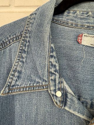 VINTAGE camisa vaquera azul talla XL LEVIS 