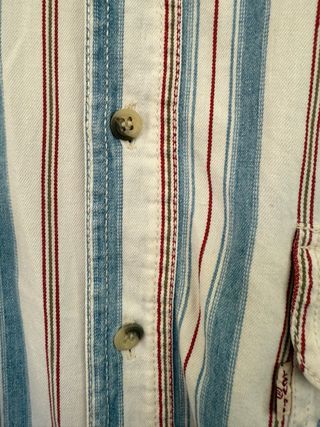 VINTAGE camisa a rayas LEVIS talla L 
