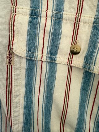 VINTAGE camisa a rayas LEVIS talla L 