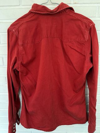 VINTAGE camisa vaquera roja mujer LEVIS talla M
