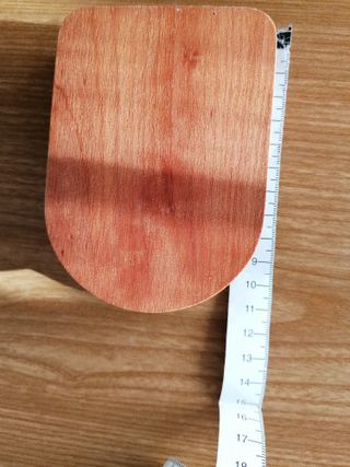 Icona Padre Pio con poesia in legno cm 11,5 apribi