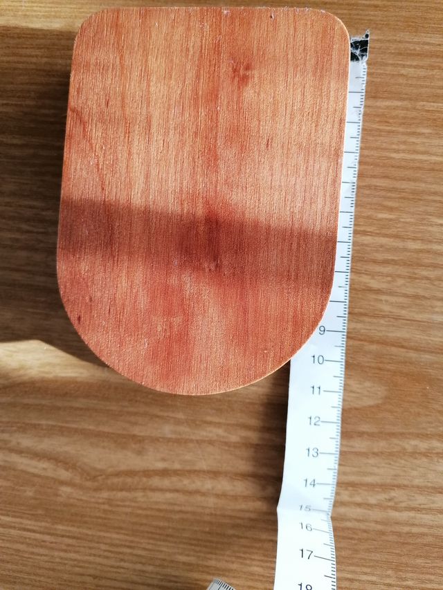 Icona Padre Pio con poesia in legno cm 11,5 apribi