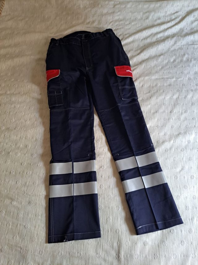 Pantalón Trabajo con cintas reflectantes Talla 46