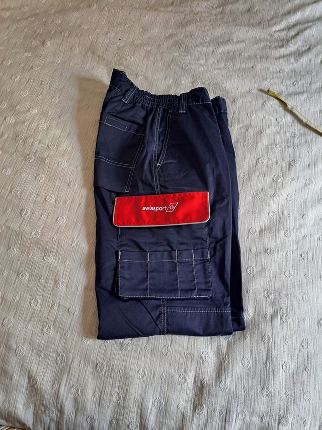 Pantalón Trabajo con cintas reflectantes Talla 46