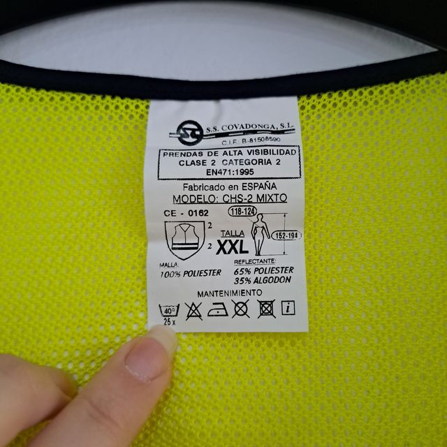 CHALECO A.V. MALLA CALADA