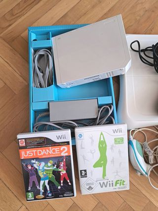 Nintendo wii, balance board y juegos