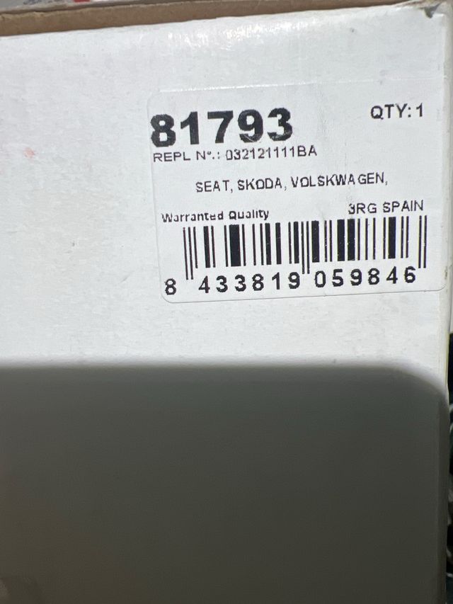 Caja termostato Seat Skoda y VW