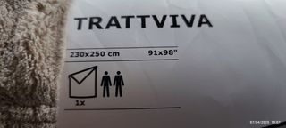 Coperta in pile nuova Ikea