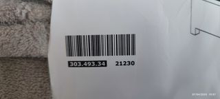 Coperta in pile nuova Ikea