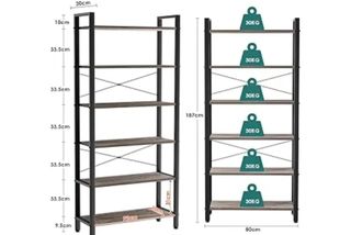 Estantería de 6 niveles. Nueva.