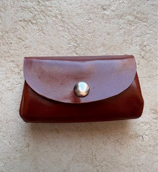 Monedero cuero original mediano
