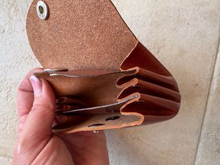 Monedero cuero original mediano