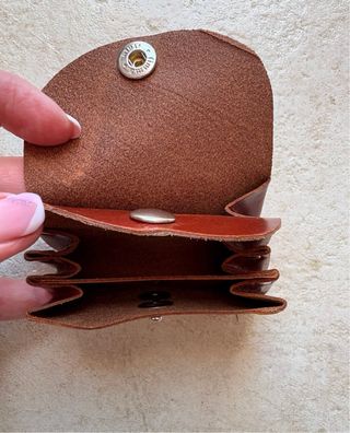 Monedero cuero original pequeño